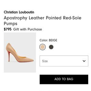 Christian Louboutin Apostrophy Pumps